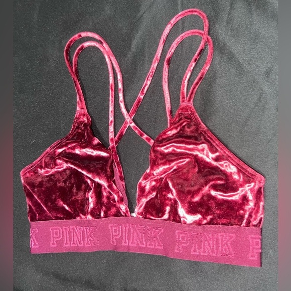 PINK Victoria's Secret Other - Victoria’s Secret pink velvet bralette